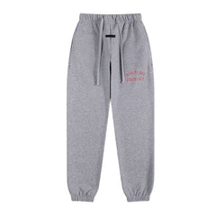 Fear Of God Essentials Vintage Letter Jogger Sweatpants Medium Heather Grey