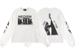 Enfants Riches Déprimés "Neoism" Graphic Long-Sleeve - White