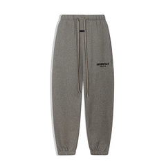 Fear Of God Essentials Logo Jogger Sweatpants Medium Heather Grey