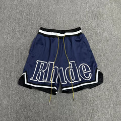 Rhude Big Logo Mesh Basketball Shorts