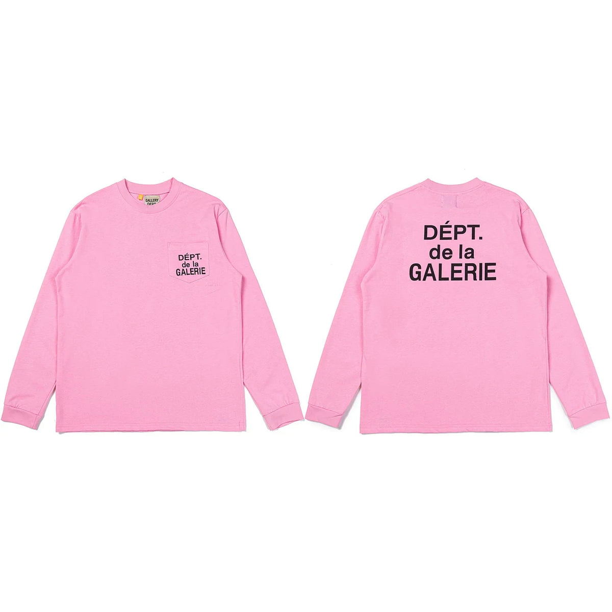 Gallery Dept. Pocket DÉPT. de la GALERIE Long Sleeve T-Shirt - Pink