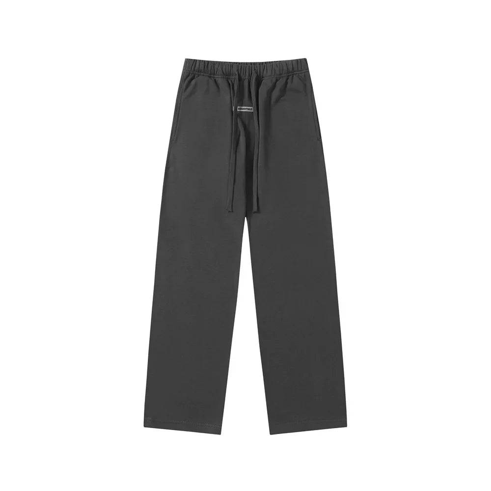 Fear Of God Essentials Straight‑Leg Sweatpants Charcoal Grey
