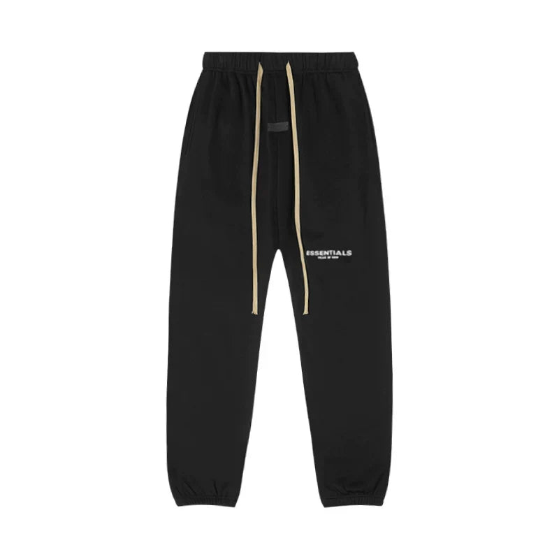 Fear Of God Essentials Logo Jogger Pants Black