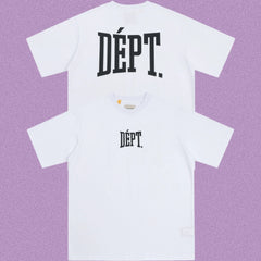 Gallery Dept. Arch Logo Short Sleeve T-Shirt - White/Black