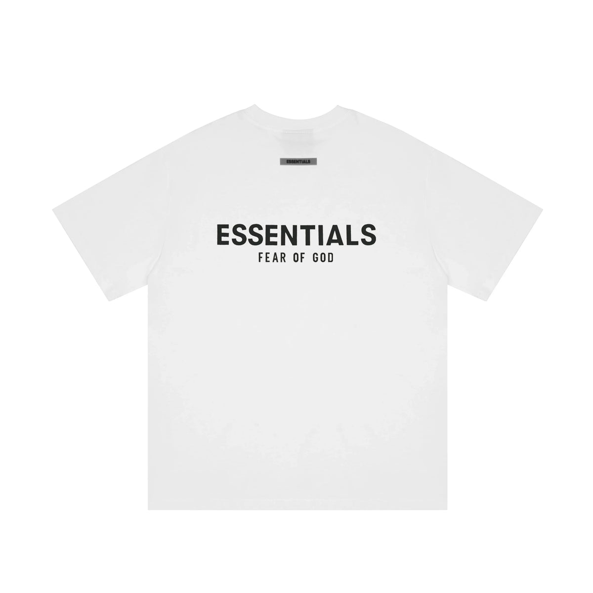 Fear Of God Essentials Core Logo Oversized T‑Shirt White